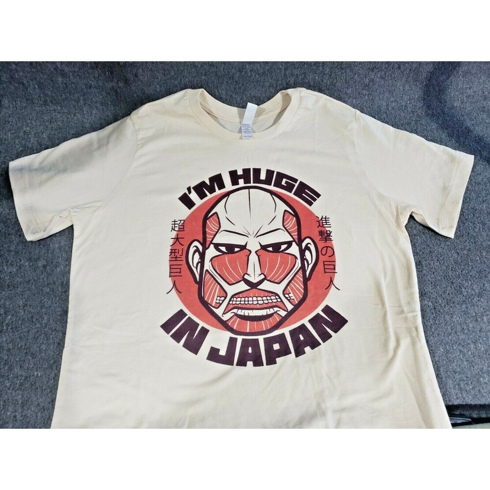 I'm Huge In Japan Womens Cream T-shirt 2XL New No Tags